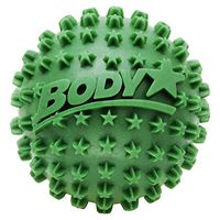 Body Star Textured Self Massage Ball (Green), Trigger Point Release Ball, Stress Reflexology Sensory Ball
