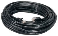 QVS CC715-14BK 14 ft. CAT6 Gigabit Flexible Molded Black Patch Cord