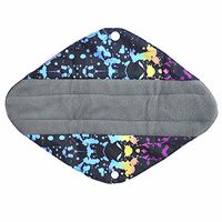 12 Inch Heavy Flow Charcoal Bamboo Mama Cloth/ Menstrual Pads/ Reusable Sanitary Pads (Ink)