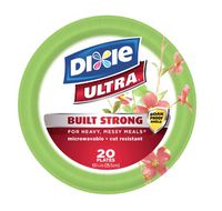 Dixie Ultra Modern Romance Plates, 20 Count, 10.0625 Inch