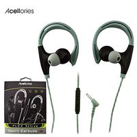Acellories Flex Active with Mic and Volume Control Sports Earbuds (Gray)