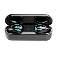 Sunnywill Wireless Earbuds, Bluetooth 5.0 Wireless Headphones, in-Ear Sweat-Proof Stereo Wireless Earphones with 2000mAh Portable Charging Case, IPX7 Waterproof in-Ear Headset, Built-in Mic (Black)