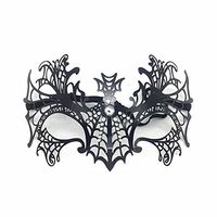 Face mask Shield Veil Guard Screen Domino False Front Halloween bat mask Party Sexy Openwork Half face Metal mask