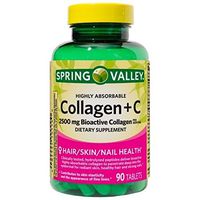 Spring Valley Highly Absorbable Collagen + Vit C 90 ct (pack of 1)