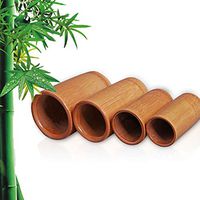 Cupping Therapy Sets Thicken Wellness Bamboo Cupping Set, Joint Pain Relief Cellulite Cupping Massage ,unique Cupping Relief Physical Therapy and Relieves Muscle Sores ( Size : 18 Cupping cups )