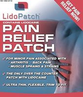 LIDOPATCH, LIDOCAINE PATCHES TOPICAL 3.60% LIDO & 1.25% MENTHOL, OTC PAIN RELIEF PATCH'S (5)