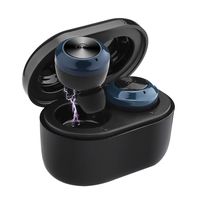 Stereo Headphone Ugood Wireless Earbud TWS Mini True Bluetooth 5.0 Stereo Earphone Bass In-Ear Headset (Blue)