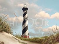 Hi-Look Microfiber Cleaning Cloth - Cape Hatteras Light