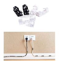 oineke Self-Adhesive Wire Organizer Fixed Clamp Computer Data Cable Storage Finisher Cord Management