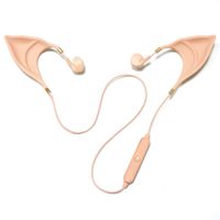 Urbun Bluetooth Elf Headphones in-Ear Earphone Earbuds - Elegant Elves Ear Design Ultra-Soft Corded Fairy's Adorable Spirit Cosplay Headset