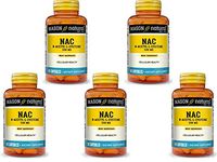 Mason Natural NAC, N-Acethyl-L-Cysteine Capsules - 60 Capsules, Pack of 5