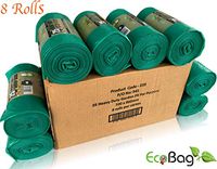EcoBag | Yard Trash Bag, 20-25 Gallons (25 Piece), High Density Lawn Bags, Multipurpose, 100% Recycled Garden Sacks, Strong Can Liners (8)
