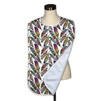 Abstract Collection Adult Bib - Covered with Care Assorted Prints Available! (Designer Feathers)