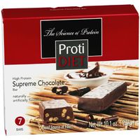 ProtiDiet High Protein Bar - Supreme Chocolate (7 Servings/Box)