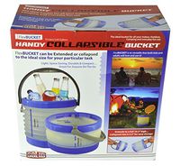 Shop72 FlexBucket Handy Collapsible Bucket - Compact Portable Large 10 Liter Bucket (2.65 Gallons)