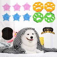 Chriffer 4X Pet Hair Remover for Laundry + 6X Laundry Balls - Non-Toxic Reusable with Remove Hair from Dogs and Cats on Clothes in The Washing Machine - 10 Pcs