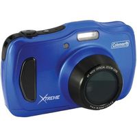 Coleman 20.0 Mega Pixels Waterproof HD Digital Camera with 4X Optical Zoom & 3" LCD Screen, Blue (C30WPZ-BL)