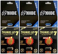 Thumbs Up 7 25K Black 3 Pill 69Mode Blue 3 Pill Male Enhancing Performance Pill The New Most Effective Amplifier for Performance, Energy, and Endurance
