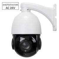 PTZ Camera Outdoor,LEFTEK HD-CVI HD-TVI AHD Coax CVBS Analog 4-in-1 2MP Outdoor Security Camera 20X Optical Zoom 60M IR Speed Dome with RS485 Control AC24V (2.0MP)