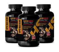 libido Booster Testosterone - Super MACA Premium Blend - Extra Strength - yohimbe Herbal Supplements - 3 Bottles 180 Capsules