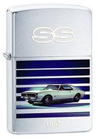 Zippo Lighter Chevy Camaro 1967 Brushed Chrome