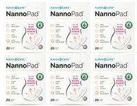 NannoPad Super - Certified Organic Cotton - Naturally Relieve Your Discomfort - No Fragrances, Chemicals or Dyes - Odor-Control and Breathable