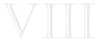 hBARSCI VIII - Roman Numerals Vinyl Decal - 5 Inches - for Cars, Trucks, Windows, Laptops, Tablets, Outdoor-Grade 2.5mil Thick Vinyl - White