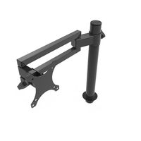 Versadesk Single LCD Spider Monitor Arm - Black - Compatible with Versadesk Only