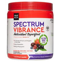 Vibrant Health, Spectrum Vibrance, Plant-Based Antioxidant Superfood Powder, Vegan and Gluten Free, 30 Servings