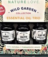 Nature Love Wild Garden Series ESSENTIAL MASSAGE OIL BLENDS Set of 3