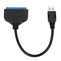 USB 3.0 to 2.5in SATA III 22 Pin Adapter Cable w/UASP - SATA to USB 3.0 Converter for External SSD/HDD Hard Drive Disk