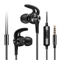Metallic in-Ear Headphones Drivers HiFi Extra Bass Earbuds Wired Headset JimmyLIN Zinc Alloy Noise Isolating Wired Earbuds with Microphone Lightweight Earphones and Volume Control 3.5mm Adapter Cable