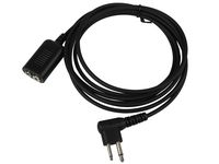 KENMAX 2 Pin Speaker Mic Microphone Earpiece Extension Cable for Two Way Radio Walkie Talkie Motorola PR400 PRO1150 PRO2150 PRO3150 SP10