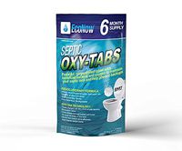 Septic Oxy-Tabs Industrial Strength Septic Tank Maintenance. Oxygen supercharges billions of safe microbes to break-down and digest household waste and toilet paper (6)