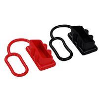 SaferCCTV (Pack of 2) Battery Quick 350A Connector Dust Cover, Soft Cover, Anderson Connector Cover for Anderson 350Amp DC Power Connectors