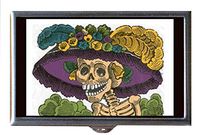 Posada Catrina Color Day of The Dead Decorative Pill Box