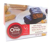 Peanut Butter Snack Bars by Step One Foods | Clinically Proven to Help Lower Cholesterol with Plant Sterols, Fiber, Antioxidants and Omega-3s