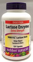 Webber Naturals - Lactase Enzyme Extra Strength 120 Capsules by Webber Naturals