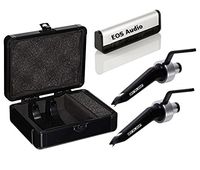 Reloop Concorde Black Ortofon Bundle w/ 2 needles, Travel Case, EOS Supply Vinyl Brush