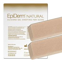 Epi-Derm Long Strip - 1.4 x 11.5 in - (5 Pair) (Natural) Silicone Scar Sheets from Biodermis