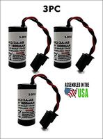 3PC Allen Bradley BR2/3A-AB,1756-BA2 1756-L6X PLC Battery 3v 1500mAh