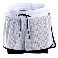 Womens Pants High Waist Tummy Control Capri Yoga Pants Pocket for Women Workout Running Capris Leggings White