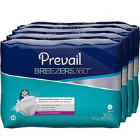 Prevail Breezers 360 Ultimate Absorbency Incontinence Briefs, Size 2, 72-Count by Prevail