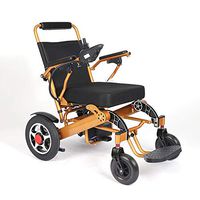 XKCZX Electric Wheelchair, Folding Portable Wheelchair, Approved for Air Travel, Adjustable Anti-Tilt Wheel, for The Elderly with Reduced Mobility,20A
