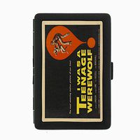 Perfection In Style Black Color Metal Cigarette Case D-174 I was A Teenage Werewolf