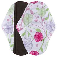 Mama Sanitary Towel Pad, Tuscom Reusable Bamboo Cloth Washable Menstrual Pad (S: 20×6CM, White)