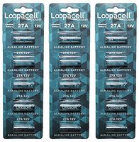 Loopacell A27 12V Battery MN27 27AE 23-279 GP27 27A 27GA Pack of 15