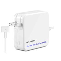 45W 14.85V AC Charger Adapter Compatible with 2013 2014 2015 2016 2017 Apple MacBook Air 11" 13" A1466 A1436 (ZA-APPLE-45W-MS2)