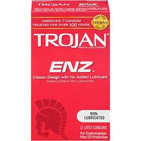 ENZ Non-Lubricated Condoms, 2 Boxes (12 Condoms)