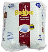 Extra Large Chux Pads 36 x 36 Inch Disposable - Overnight Incontinence Waterproof Underpad for Seniors, Adult, Child, or Pets by Buddies